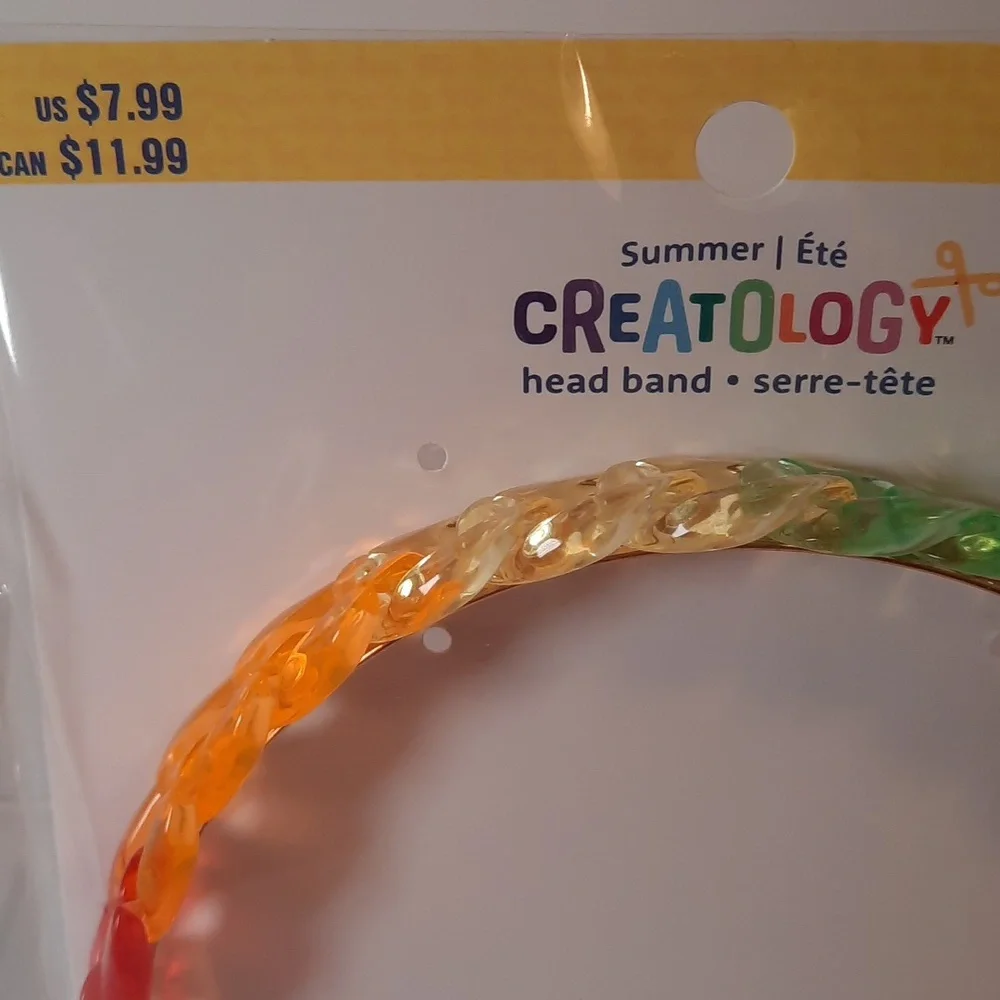 💥 3/$20 Promo - Creatology Little Girl's Lilac Owl Knit Hat & Rainbow Headband